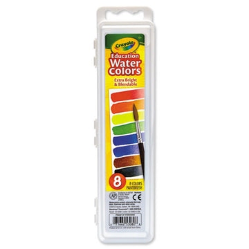 Crayola® Watercolors, 16 Assorted Colors, Palette Tray freeshipping - TVN Wholesale
